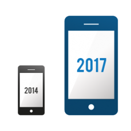 Le marché de l’Internet mobile prêt à doubler d’ici à 2017