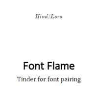 Font Flame, le Tinder de la typographie