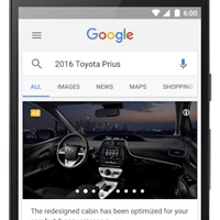 Google sort le carrousel pour les pubs de voitures