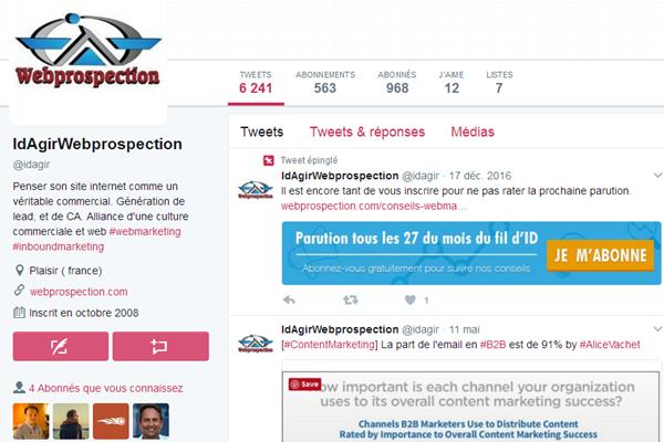 image professionnelle sur Twitter